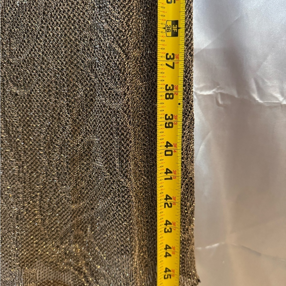 Gunne Sax Gold Backless Dress - Picture 11 of 12
